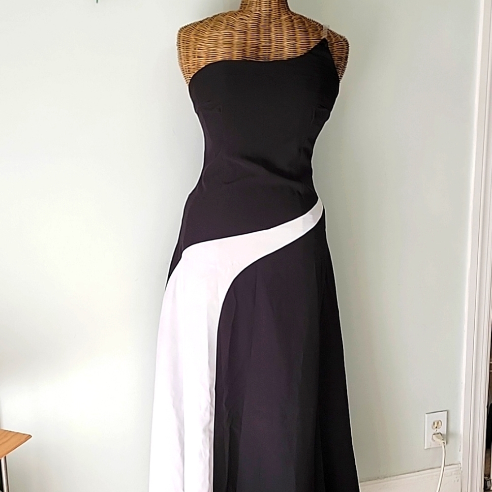 MISSLOOK szS One Shoulder Asymmetrical Dress  BinT